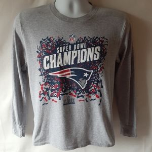 New England Patriots boys long sleeve shirt